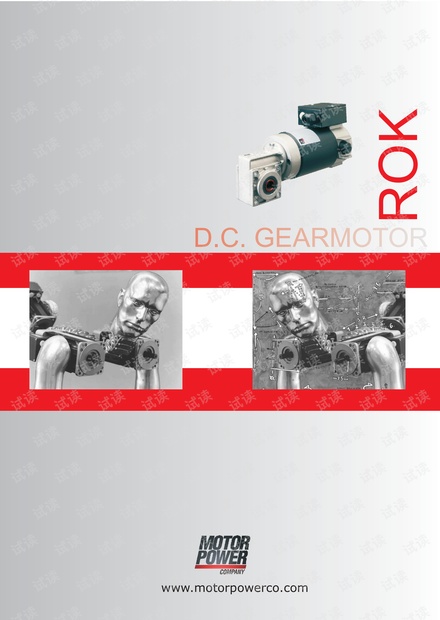MOTOR POWER COMPANY--ROK涡轮蜗杆电机.pdf