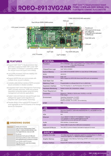 瑞传 PICMG1.3单板电脑-ROBO-8913VG2AR产品介绍.pdf