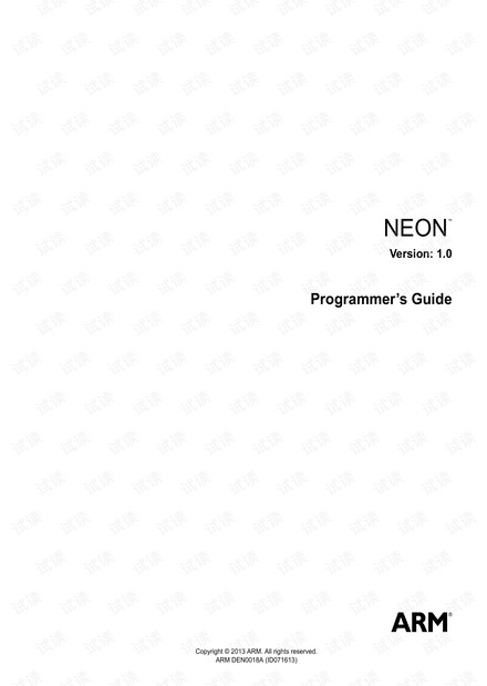 NEON Programmer's Guide - ARM Limited.pdf