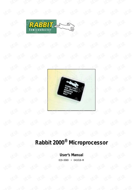 Rabbit 2000 Microprocessor.pdf