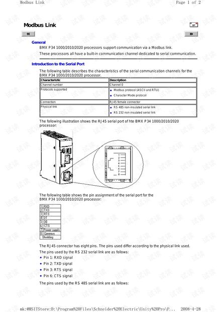 schneider PLC Modbus.pdf