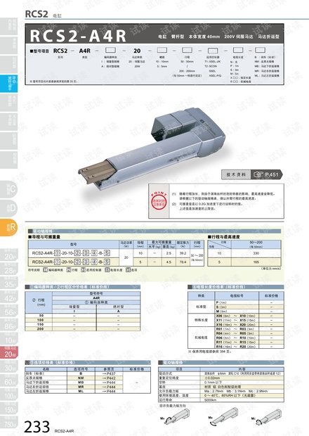 IAI 臂杆型&扁平型-RCS2电缸手册.pdf