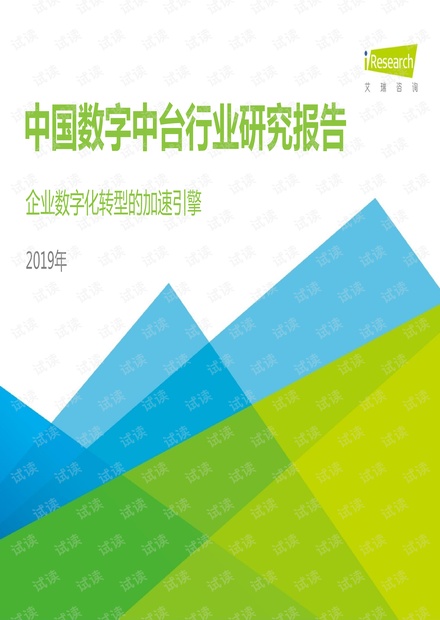 企业数字化转型的加速引擎+—+2019年中国数字中台行业研究报告.pdf