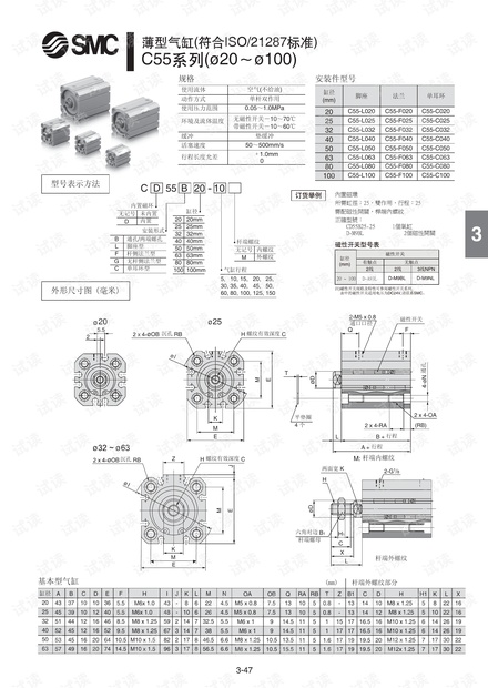 C55薄型气缸.pdf.pdf