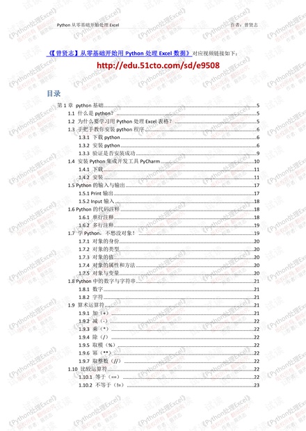 從零基礎開始用Python處理Excel數據.pdf