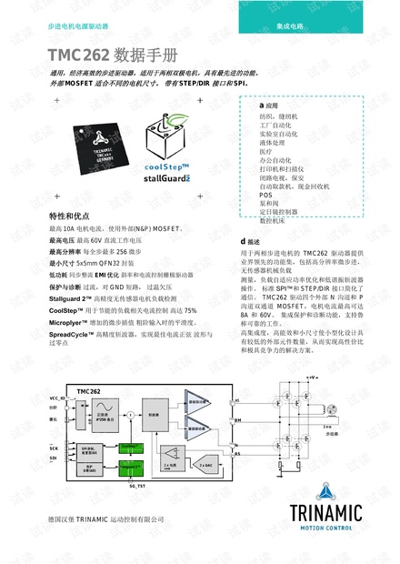 TMC262：高性能步进电机驱动器技术详解 - CSDN文库