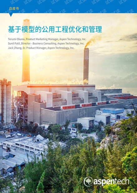 基于模型的公用工程优化和管理.PDF