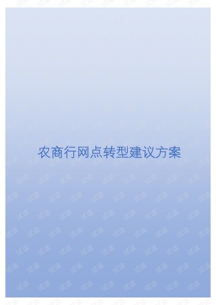 农商行网点转型方案.pdf