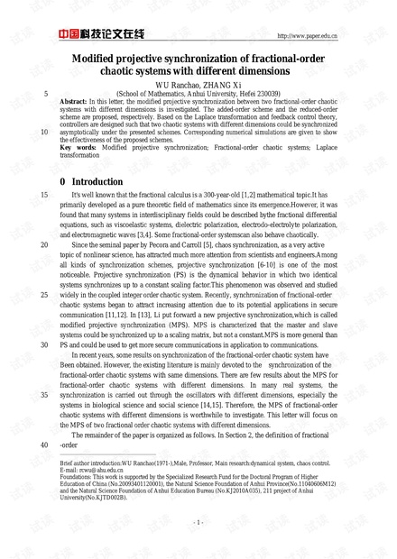 Modified projective synchronization of fractional-order chaotic systems with different dimensions