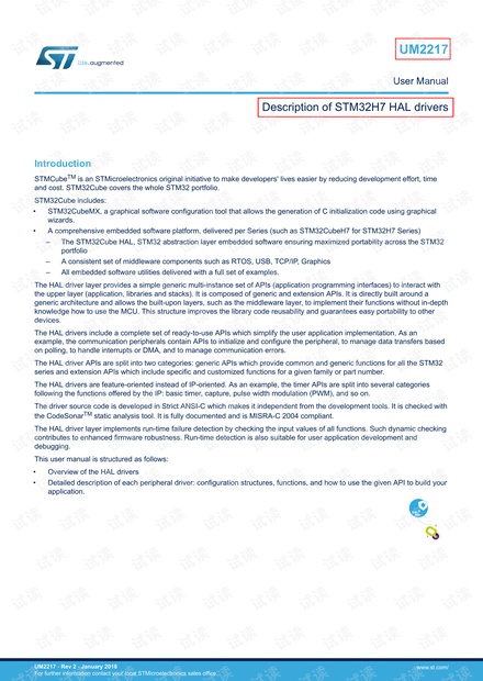STM32H7 HAL库用户手册英文版.pdf