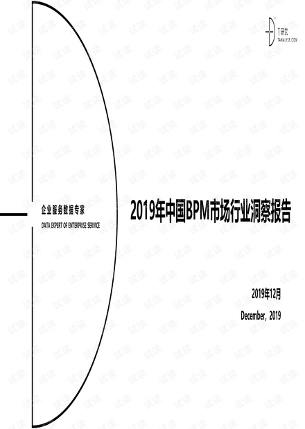2019年中国BPM市场行业洞察报告.pdf