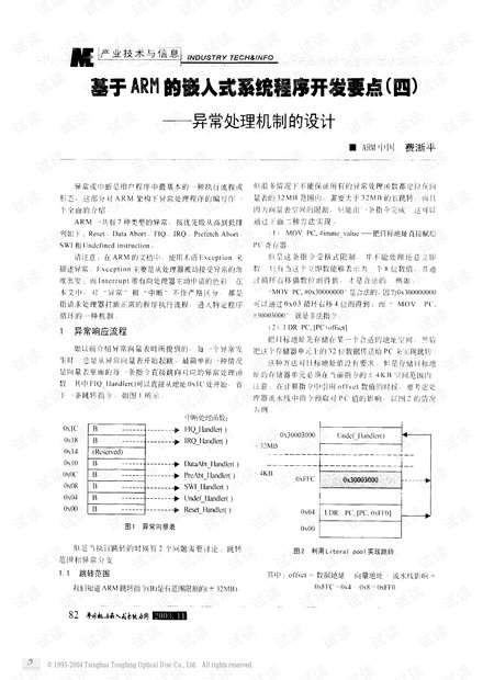 基于ARM的嵌入式系统程序开发要点(四)——异常处理机制的设计