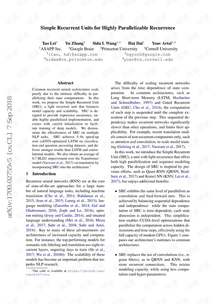 Training rnns as fast as cnns.pdf