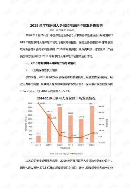 2019年度互联网人身保险市场运行情况分析报告(中保协网站版).pdf