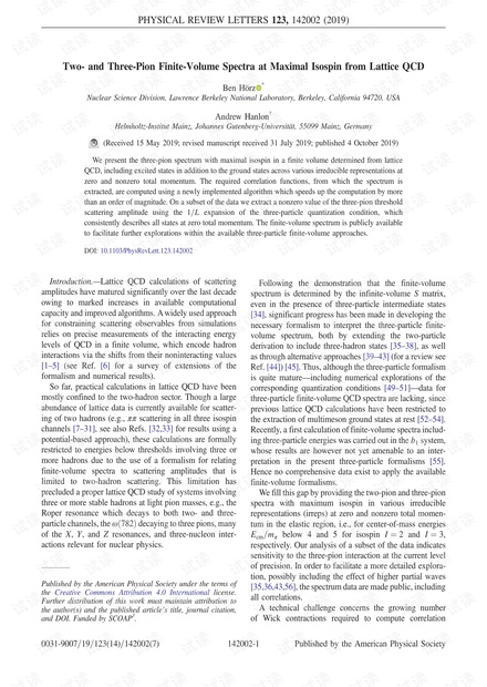 莱迪思QCD的最大Isospin上的两和三离子有限体积谱