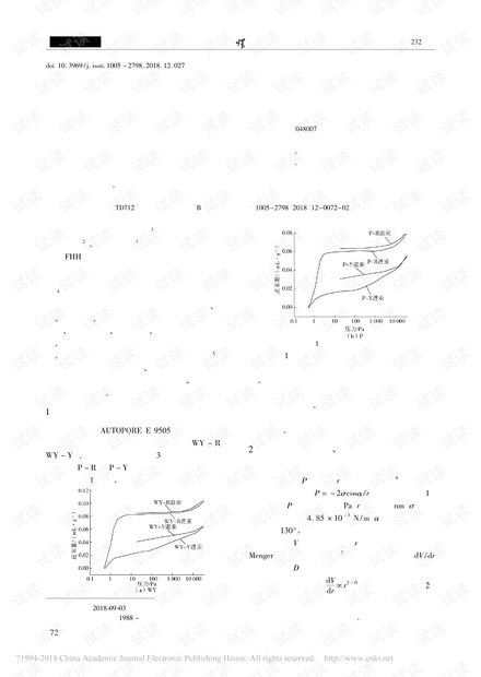 基于压汞法软硬煤孔隙结构分形特征研究