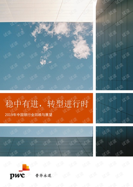普华永道:2019年中国银行业回顾与展望:稳中有进,转型进行时