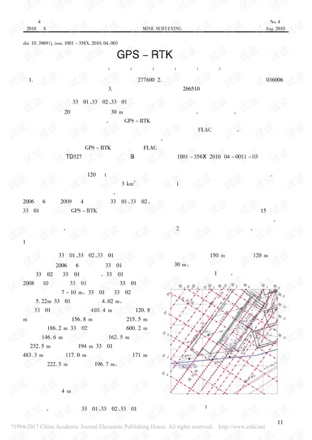 微山湖塌陷区GPS-RTK观测数据综合分析