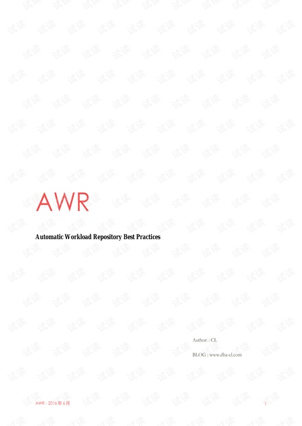 AWR手册_v1.0.pdf