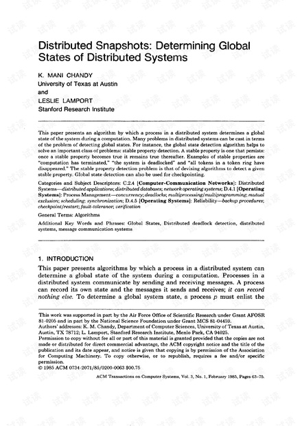 分布式一致性快照算法.pdf
