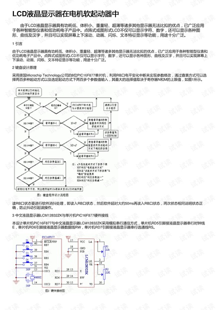 LCD液晶显示器在电机软起动器中