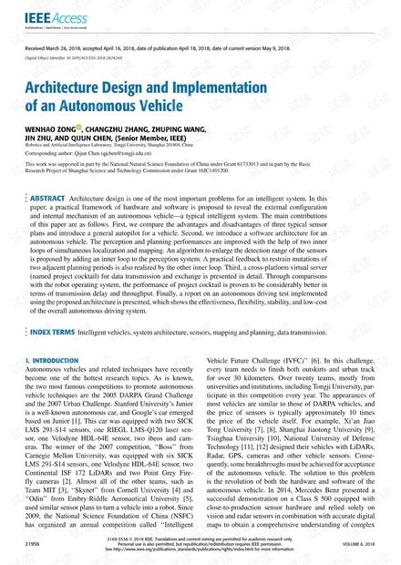 Architecture Design and Implementation of an Autonomous Vehicle.pdf
