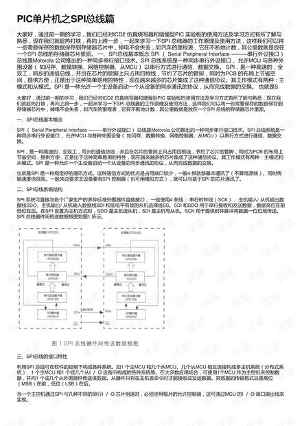 PIC单片机之SPI总线篇