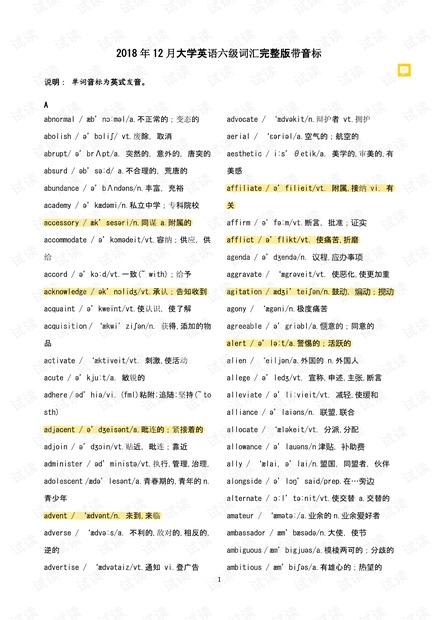 最全最全最全六级词汇.pdf