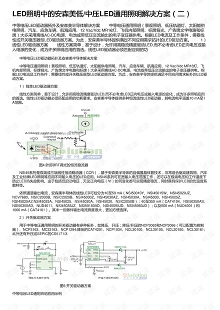 LED照明中的安森美低/中压LED通用照明解决方案(二)
