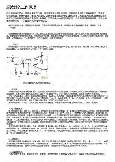 示波器的工作原理