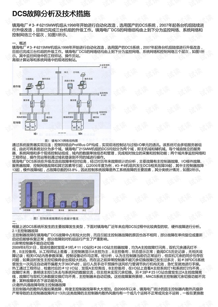 DCS故障分析及技术措施