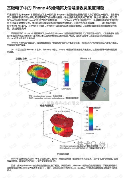 基础电子中的iPhone 4S如何解决信号接收灵敏度问题