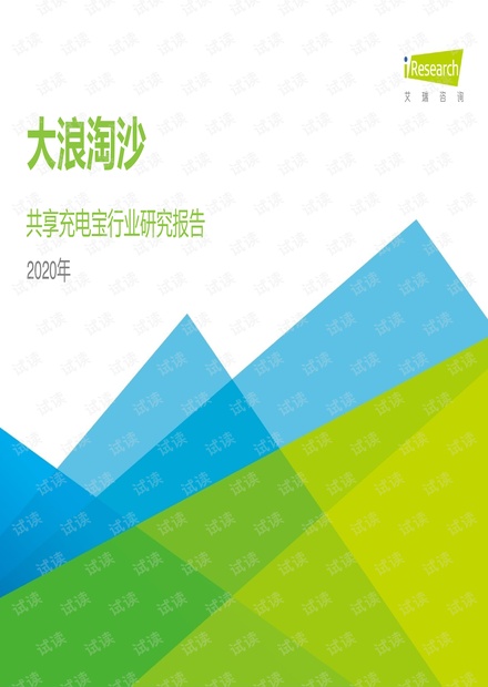 18 2020年中国共享充电宝行业研究报告.pdf