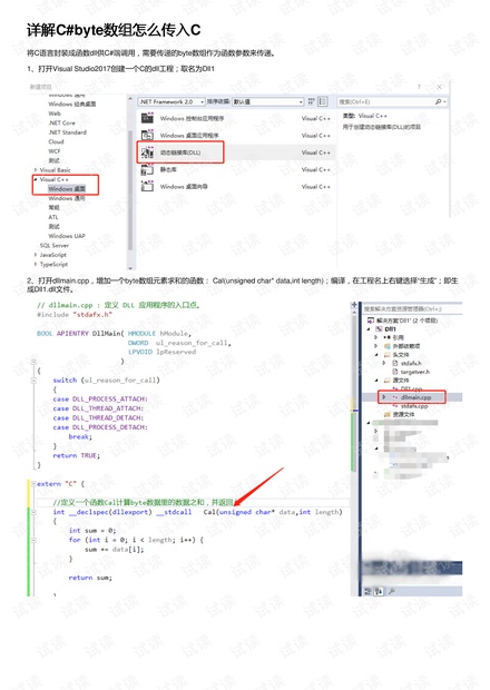 详解C#byte数组怎么传入C