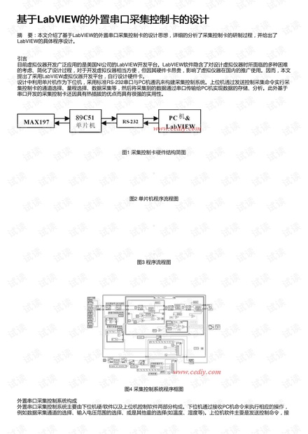 基于LabVIEW的外置串口采集控制卡的设计