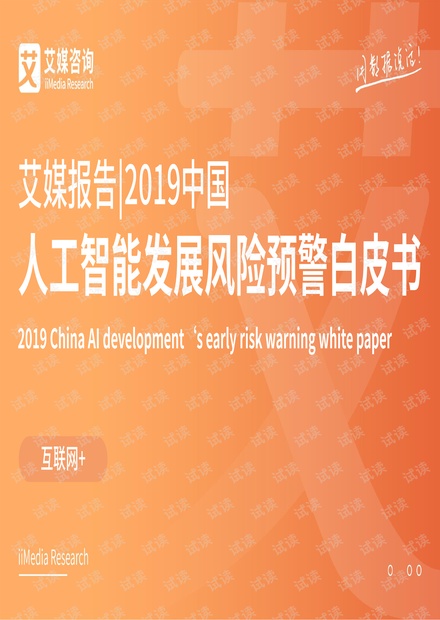 2019中国人工智能发展风险预警白皮书.pdf