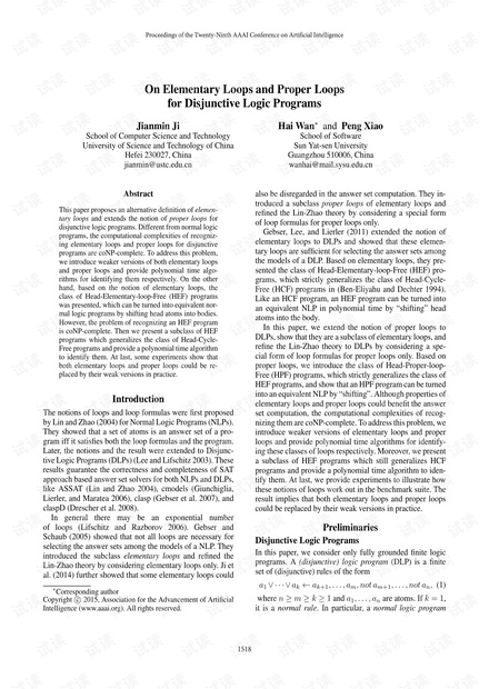 On Elementary Loops and Proper Loops for Disjunctive Logic Programs