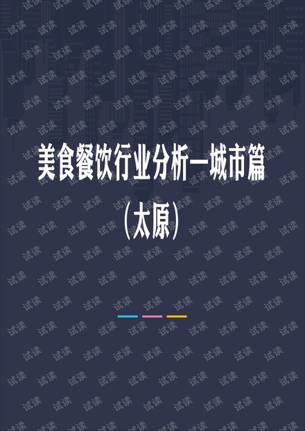 太原美食餐饮行业分析.pdf
