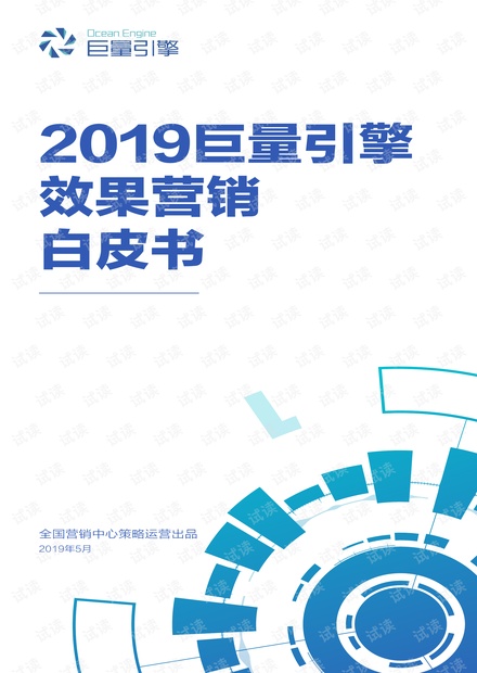 2019巨量引擎效果营销白皮书.pdf