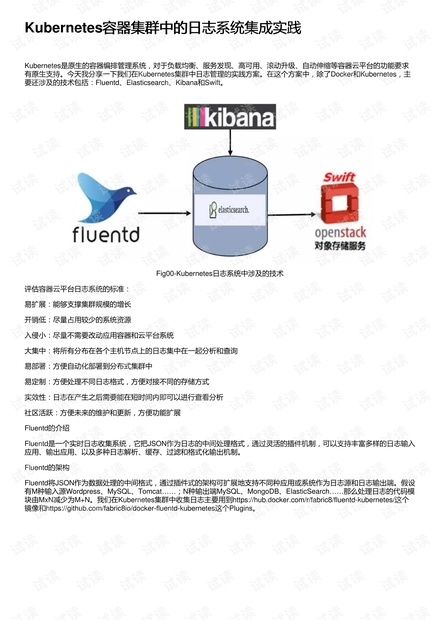 Kubernetes容器集群中的日志系统集成实践