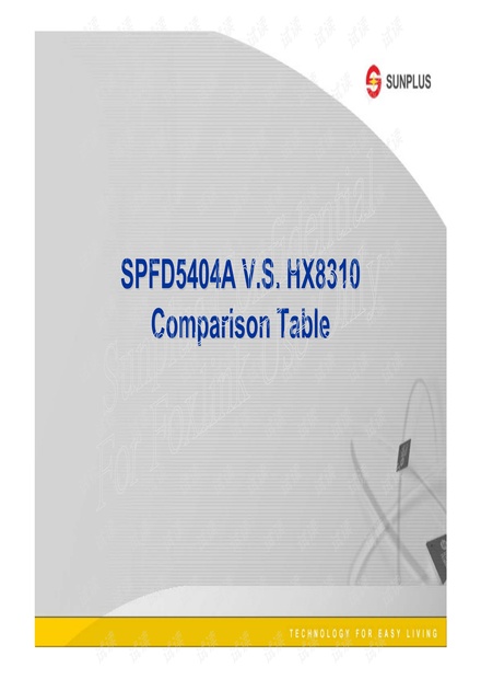SPFD5404A_Comparison Table_Foxlink.pdf