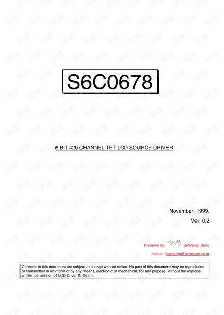 S6C0678_V0.2_19991101.pdf