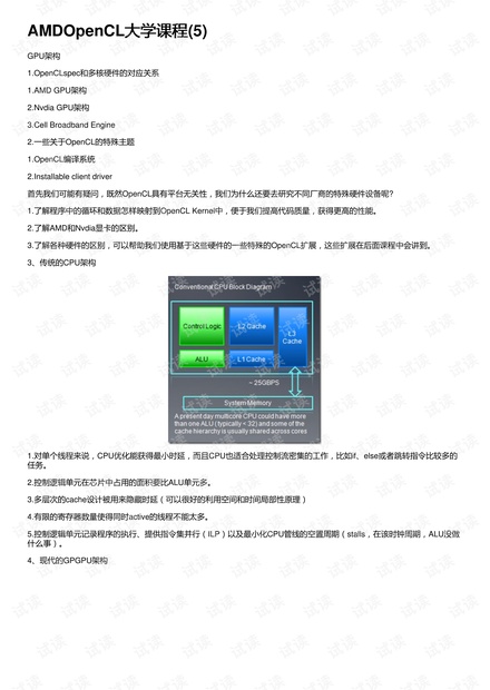 AMDOpenCL大学课程(5)