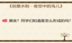 幼儿美术课件 创意水粉-夜空中的鸟儿.ppt