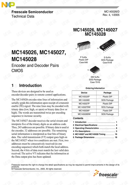 MC145026-数据手册