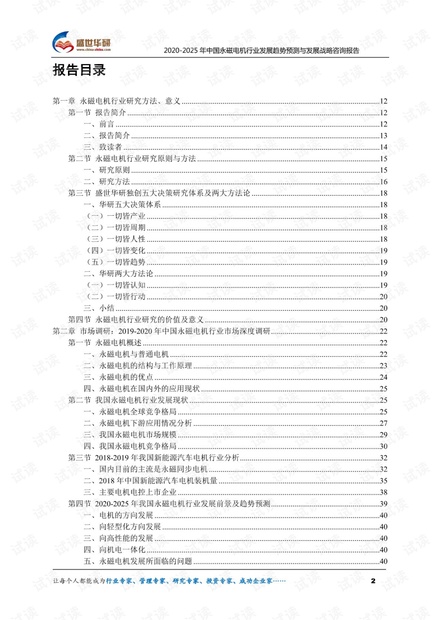 2020-2025年中国永磁电机行业发展趋势预测与发展战略咨询报告.pdf