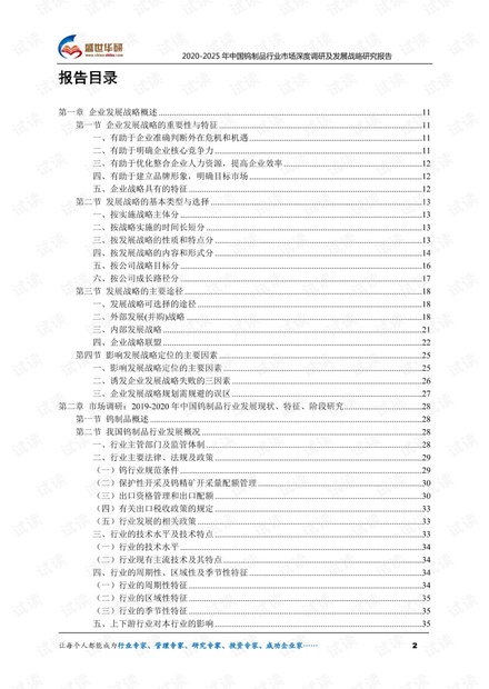 2020-2025年中国钨制品行业市场深度调研及发展战略研究报告.pdf