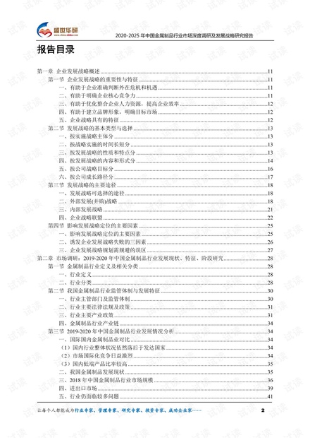 2020-2025年中国金属制品行业市场深度调研及发展战略研究报告.pdf