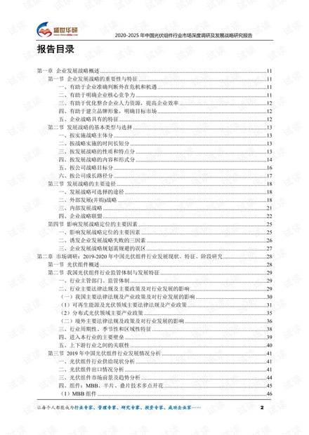 2020-2025年中国光伏组件行业市场深度调研及发展战略研究报告.pdf