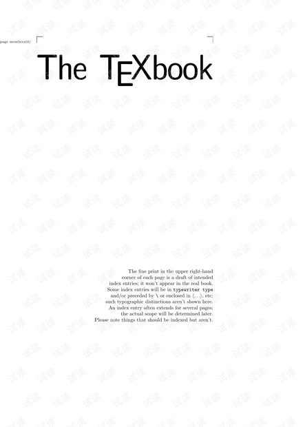 the texbook